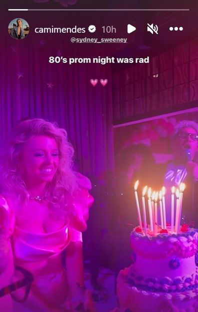 Sydney Sweeney birthday party