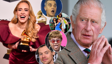 Adele, Robbie Williams, Spice Girls, Elton John, Harry Styles, King Charles III