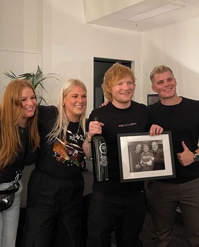 Summer Warne, Brooke Warne, Ed Sheeran, Jackson Warne