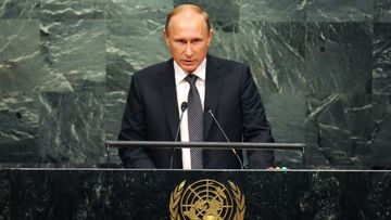 Russian President Vladimir Putin. (AAP)