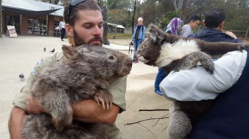 Patrick became known across the globe for travelling in his wheelbarrow at Ballarat Wildlife Park. (Facebook)