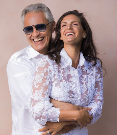 Andrea Bocelli and his wife Veronica.