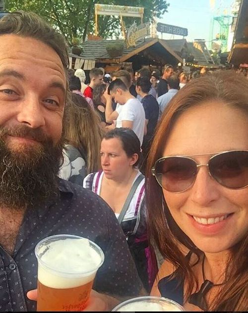 It's believed the couple were trying to catch a dropped phone when they plummeted 30 metres to their death. Picture: Instagram