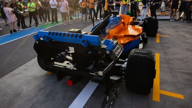 LEGO lifesize Mclaren F1 car
