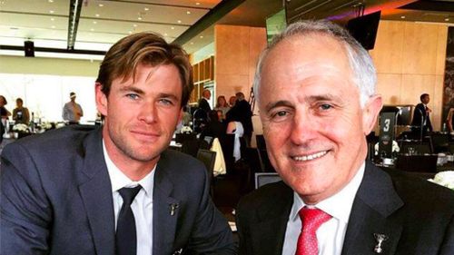 PM confuses Hemsworth brothers in grand final Facebook post