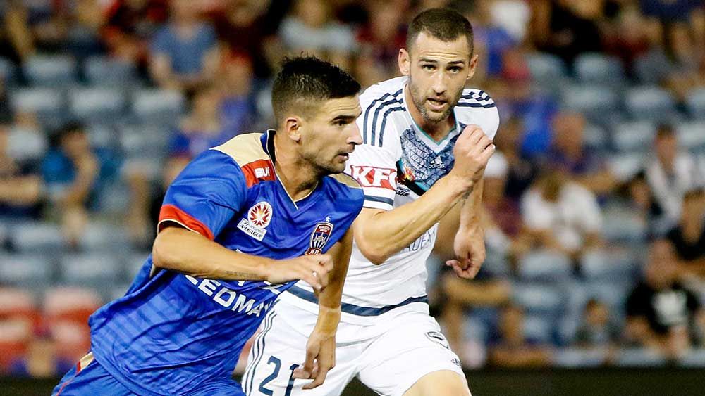 The Newcastle Jets couldn't find the killer goal against the Victory. (AAP)