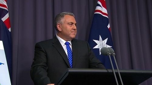 Mr Hockey has promised to put the budget "through the posts".