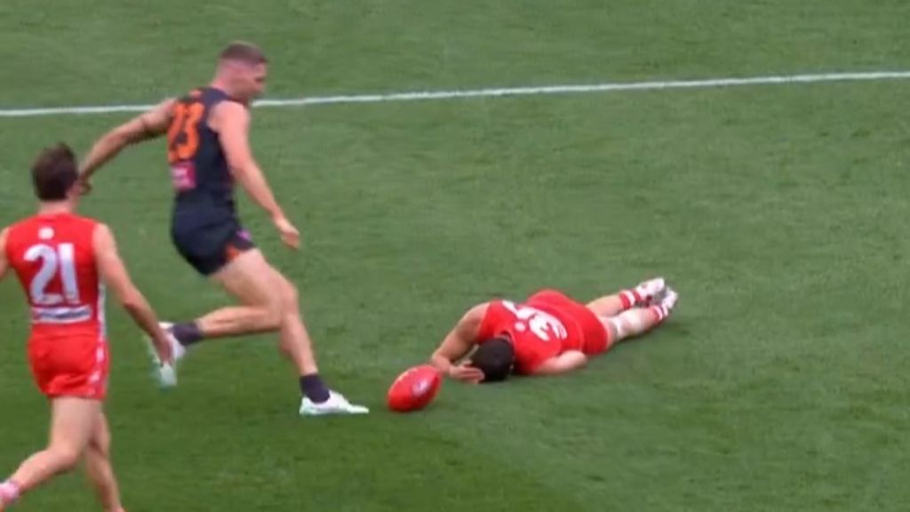 Callum Brown in hot water for bump on Tom McCartin in act AFL is 'stamping out of the game'