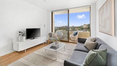 Auction Sydney property sale living room 