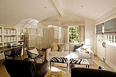 Real estate pics from the two bedroom Hollywood cottage rented by Jennifer Aniston and Justin Theroux.
