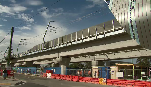 SkyRail was officially opened to the public. (9NEWS)