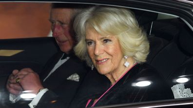Prince Charles, Prince of Wales and Camilla, Duchess of Cornwall attend the "1917" World Premiere and Royal Performance at the Odeon Luxe Leicester Square on December 04, 2019 