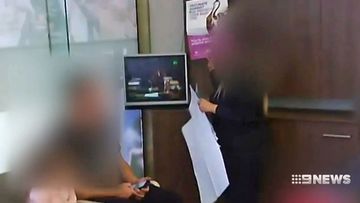 Outspoken activist Jeff O&#x27;Toole confronted receptionists at a doctor&#x27;s surgery in Coburg over vaccination posters they had put in the reception area.
