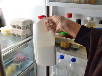 where to keep milk in fridge