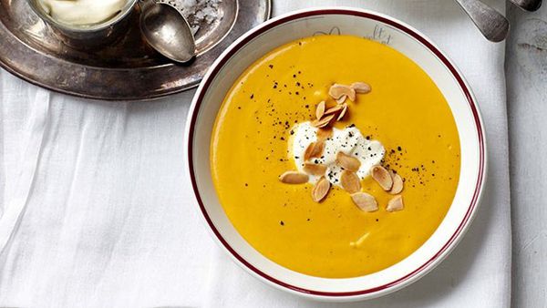 Cream of pumpkin soup