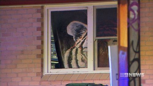 One Molotov cocktail was thrown inside two-year-old Lincoln's bedroom at the front of the house. (9NEWS)