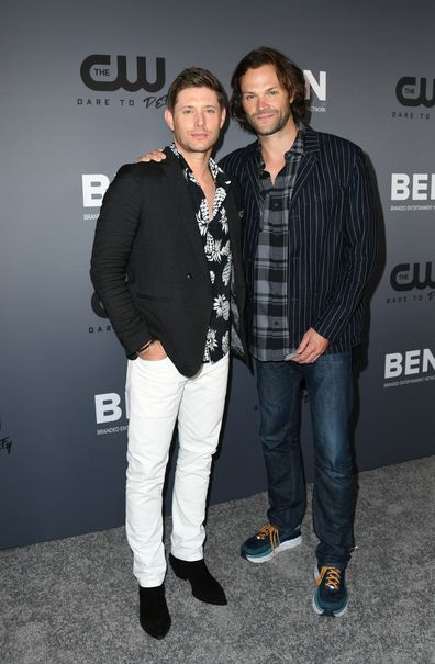 Supernatural, actors, Jensen Ackles, Jared Padalecki, party, event