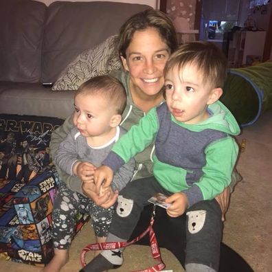 Heidi with her two boys