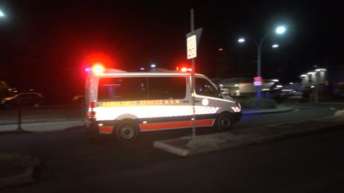 The 26-year-old man died shortly after arriving at hospital. (9NEWS)