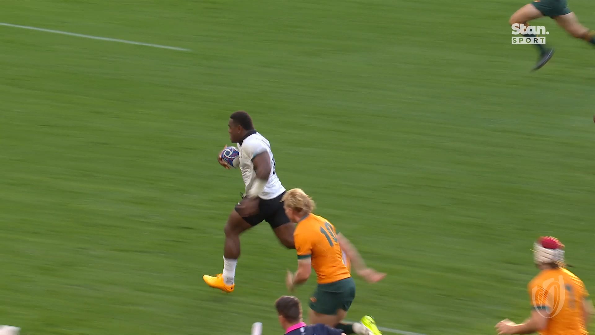 Rugby World Cup highlights: The moment that condemned Wallabies hopes against Fiji