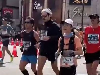 Harry Styles runs Tokyo Marathon