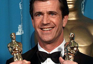 Mel Gibson won the Best Director Oscar with which film?