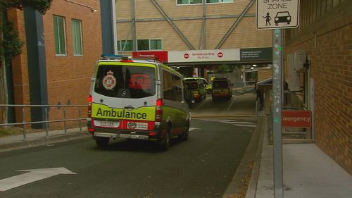 Paramedics forced to ramp outside emergency rooms with their patients.