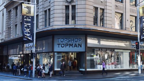 Topshop/Topman has nine stand-alone stores across Australia. (AAP)