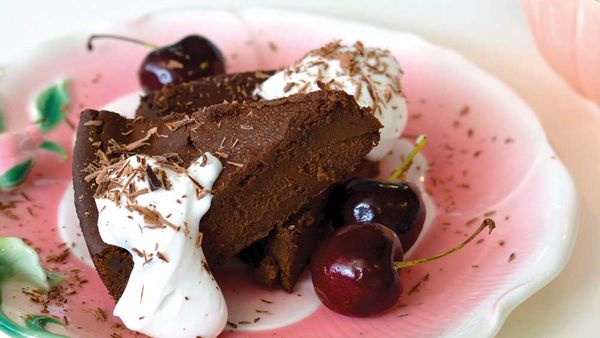 Hayley Cavicchiolo's rich chocolate cake (refined sugar-free, dairy-free and gluten-free) for Well Naturally