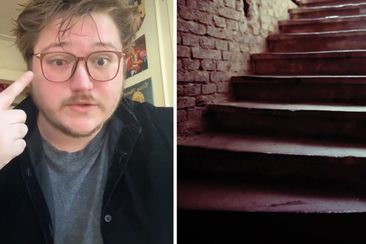 Wyatt Lanford basement stairs