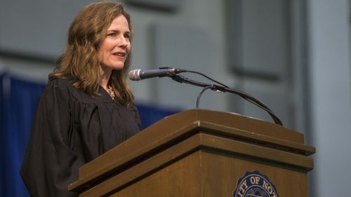 Supreme Court contender Amy Coney Barrett.