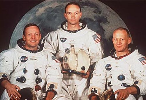 Neil Armstrong, Michael Collins and Buzz Aldrin (NASA)