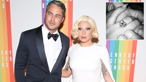 Lady Gaga and Taylor Kinney...and that engagement ring!