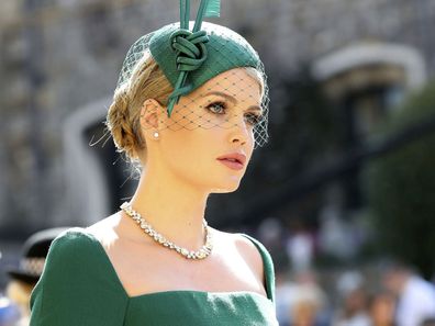 Lady Kitty Spencer at the 2018 Royal Wedding.