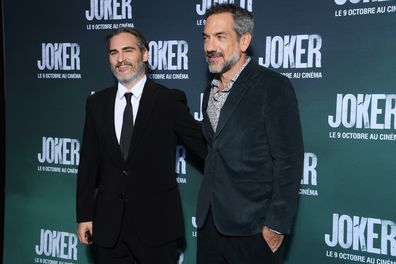 Joaquin Phoenix, director Todd Phillips, Joker, movie premiere