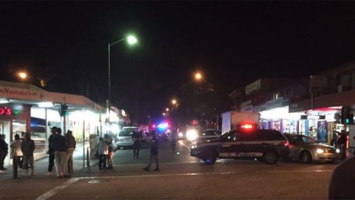 Police at Merrylands. (Twitter/@SiscoChile)   