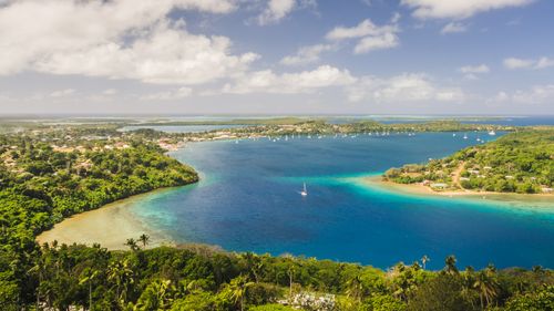 Kingdom of Tonga viewed from above