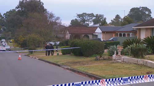 P﻿olice are investigating after bullets were fired into a home where two adults and a toddler were sleeping at the time.