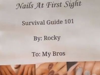 Based solely on women’s nail styles, he has released a survival guide named ‘Nails at first sight’