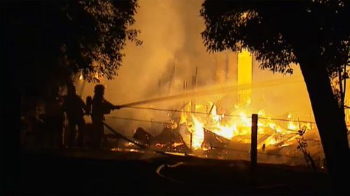 Melbourne house riddled with asbestos razed in suspicious fire