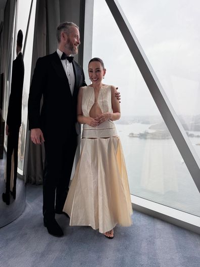 Hamish Blake and wife Zoe Foster Blake ahead of the 2025 Logie Awards