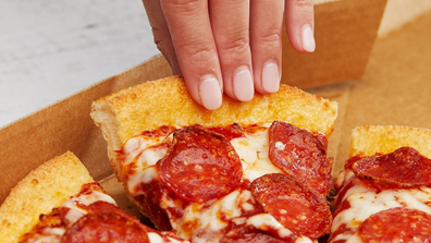 Domino's pizza engagement ring