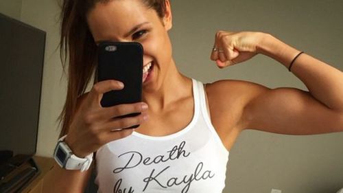 Kayla Itsines claims Leanne Ratcliffe, known as Freelee the Banana Girl, has defamed her online. (Instagram)