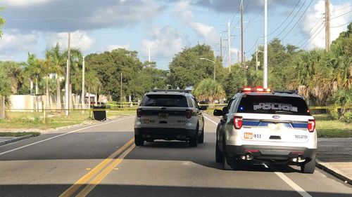 A jogger in St Petersburg, Florida, found a human head by the side of the road.