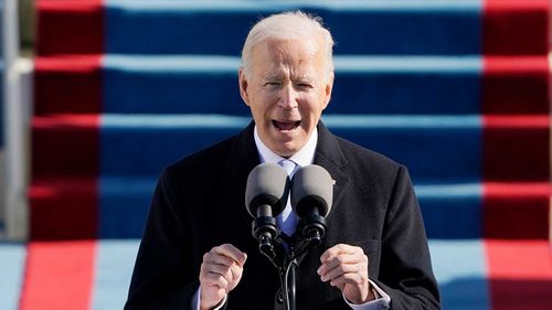 Joe Biden has called for unity in his inaugural address.