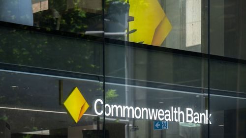 Generic scenes of Commonwealth Bank of Australia logo and words, CBA, Banking, office buildings. Monday 13th Janusry 2025 AFR photo Louie Douvis