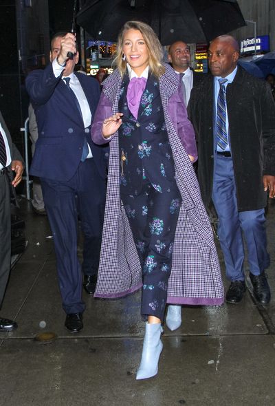 Blake Lively wearing Gucci, New York, September 10, 2018