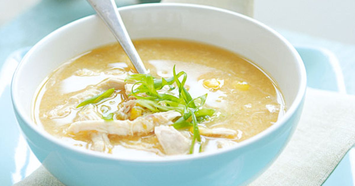 Chicken and sweet corn soup - 9Kitchen