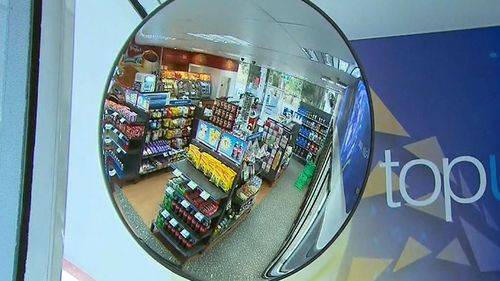 The service station's security cameras were not working, hampering police investigations. (9NEWS)
