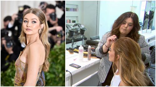 Gigi glam: Judd said she was taking hair inspiration from supermodel Gigi Hadid's Met Gala look this year.